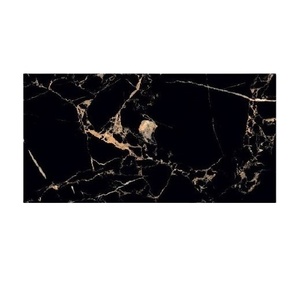 Moderno Levanto negro porcelana 300x600mm y 600x1200mm antideslizante ladrillo refractario alto brillo azulejos de pared y suelo - Product Image 3