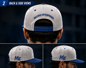 Gorra Snapback 2026 Demanding Malivan Enterprises de 6 Paneles, Ajustable, de Lona de Algodón, Transpirable/Impermeable, Estilo Urbano, Bordada - Product Image 2