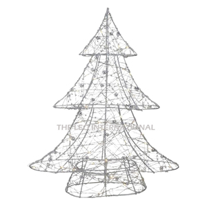 Bedside Christmas <b>Tree</b> and Star Decoration Fairy Metal Iron X-Mas <b>Tree</b> Shape Design Look Durable Feature - Product Image 1