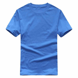 เสื้อยืดแขนสั้น คอโอ ผ้าฝ้าย 100% ทรงปกติ สวมใส่สบาย สีพื้น ผ้าเจอร์ซีย์ทอ - Product Image 4