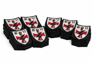 Parche Bordado con Escudo de Cruz Negra, Estilo Paracaídas DZ Drop Zone - Product Image 5