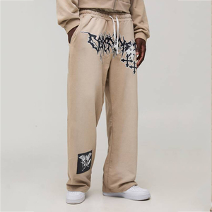 OEM Screen Printed <b>Custom</b> Men's Jogger Personalized Streetwear Casual Wear <b>Custom</b> Design Apparel Bottom Clothing Fashion Style - Product Image 1