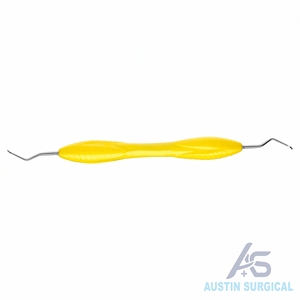 Mini Cureta Periodontal de Acero Inoxidable de Grado Quirúrgico, Removedor Dental Ergonómico con Mango de Silicona Codificado por Colores, Calidad Premium - Product Image 3
