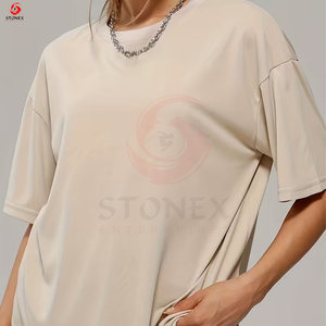 T-shirts amples respirants et écologiques pour femmes en gros - T-shirts à manches courtes tendance et élégants en vrac - Product Image 3