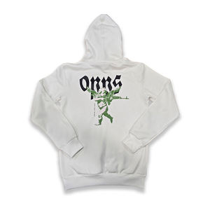 เสื้อฮู้ดดี้ผู้ชายทรงโอเวอร์ไซส์คุณภาพสูงสำหรับฤดูใบไม้ร่วง แบบซิปหน้า ปักโลโก้ด้านหน้าตามสั่ง เนื้อผ้าหนา 100% ผ้าฝ้าย ให้ความรู้สึกสบาย - Product Image 4