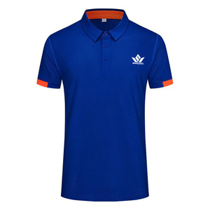 Custom Unisex <b>Orange</b> Short Sleeve <b>Polo</b> Shirt Solid Color Knitted Breathable Casual Golf Team Sports Apparel - Product Image 5