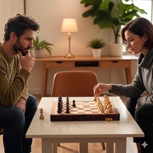 ILAHI's Eco-Friendly Rustic Polished Rectangle <b>Chess</b> <b>Board</b> Game 100% Handmade Pure Wood Animal/Love Style Customized Size <b>Chess</b> - Product Image 6