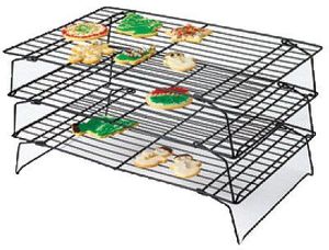 Black cooling rack for baking Wire stand oven grill tray Donut <b>cookie</b> cooling rack Perfect Bakeware cooling rack - Product Image 2