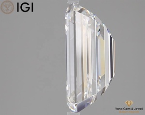 Elegance Diamond 5.00 CT Emerald Shape E Color VVS2 Clarity Lab Grown IGI Certified 11.67 MM Diamond for Fine Jewelry - Product Image 5