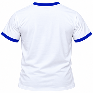 Phi Beta Sigma White Royal Blue <b>Men</b> <b>Ringer</b> <b>T</b> <b>Shirt</b> Short Sleeve Crew Neck Greek Letter Graphic Tee Fraternity Casual Apparel - Product Image 4