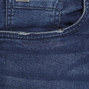 Jean en denim pour homme, coupe droite, taille mi-haute, délavage chimique, style urbain, respirant, imperméable, OEM, vente en gros, commande en gros - Product Image 6