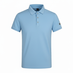 T-shirt décontracté et professionnel pour homme en mélange de coton tricoté écologique 220g – Respirant, mi-lourd, manches courtes, durable et performant - Product Image 3