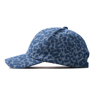 Gorra de Béisbol Unisex de 6 Paneles con Estampado de Leopardo, Sarga de Algodón, Ajustable, Estilo Casual para Primavera/Verano - Product Image 4