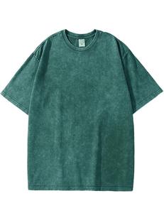 T-shirt en pur coton 230g style américain à manches courtes, coupe ample et tendance, fournisseur du Bangladesh - Product Image 3