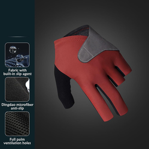 Guantes de Snooker de Doble Capa con Refuerzo en la Palma, Durabilidad Reforzada, Parte Trasera Transpirable de Poliéster, Parte Superior Lisa - Product Image 5