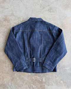 Ensemble veste et jean en denim selvedge pour homme grande taille, 100% coton, anti-boulochage et séchage rapide, vêtements d'extérieur - Product Image 3
