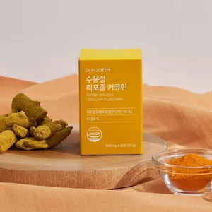 Curcumina Liposomal Soluble en Agua, Grado JP, Extracto de Cúrcuma en Tabletas, Suplemento Antiinflamatorio Coreano, OEM, 24 Meses, 30 Unidades, DR ROOTEM - Product Image 2