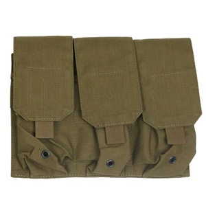 กระเป๋าใส่แม็กกาซีนไนลอน/โพลีเอสเตอร์แบบสามช่องสำหรับกิจกรรมกลางแจ้ง พร้อมสายสะพายไหล่ คุณภาพสูง ใช้งานสะดวกสบาย - Product Image 5