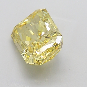Diamant jaune intense fantaisie de 5,03 carats, taille radiant – pureté VS2 - Product Image 2