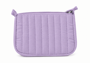 Blue Quilted Shoulder Bag Zipper Pouch Compact <b>Handbag</b> for Daily Carry <b>Small</b> pouch bag for daily use - Product Image 3