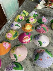 Traditional Palm Leaf Conical <b>Hats</b> Vietnam Non La for Decoration Handcrafted Eco-Friendly Sun <b>Hat</b> Wholesale Price - Product Image 5