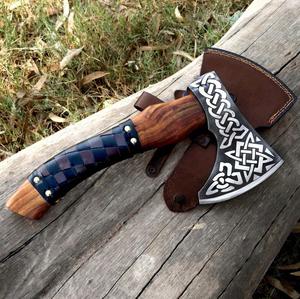 STEEL CRAFT INTERNATIONAL Hand-Forged ALLOY Steel HATCHET Hammer <b>Axe</b> 26" <b>Wood</b> Handle DIY Grade ODM 1 Year - Product Image 1