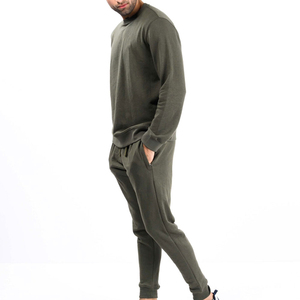 Conjunto Deportivo Personalizado con Logotipo al por Mayor, Traje Deportivo de Invierno para Hombre, Estilo Urbano, Transpirable, Ligero, de Poliéster/Algodón - Product Image 2