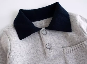Pull élégant pour garçons, tricot confortable à manches longues pour l'école, les activités de plein air et le confort quotidien - Fournisseur de vêtements en conteneurs - Product Image 6