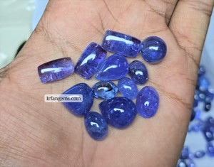 Cabochons de Tanzanite Naturelle, Pierres Précieuses Lâches Polies et Lisses pour la Fabrication de Bijoux, Vente en Gros, Fournisseurs de Cristaux de Guérison en Vrac - Product Image 2