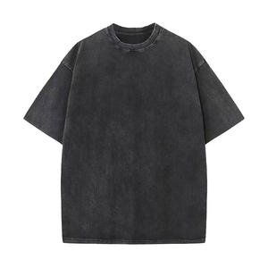 Camiseta de Hombre al por Mayor, Estilo Acid Wash, para Marcas de Streetwear Estadounidenses, Corte Holgado, 100% Algodón, Ecológica y Transpirable - Product Image 3