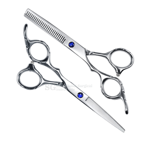 Ensemble de ciseaux professionnels pour droitiers en acier inoxydable tranchant avec 30 dents pour les ciseaux de barbier et la coupe de cheveux en salon de beauté - Product Image 6