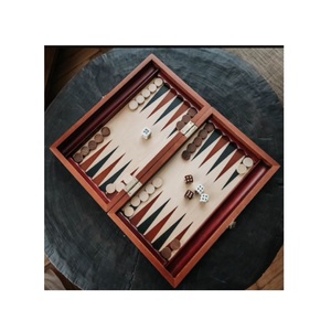 Wholesale Handmade <b>Wood</b> <b>Backgammon</b> <b>Set</b> Folding Suitcase Design Professional Board Game <b>Set</b> with Dice Shakers Counters <b>Backgammon</b> - Product Image 6