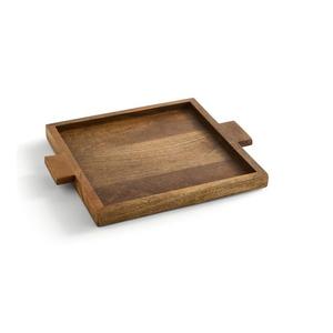 Bandeja de Almacenamiento Multifuncional de Madera de Paulownia Carbonizada de Tamaño Personalizado, Diseño Zen Asiático, Bandeja Grande de Madera - Product Image 1