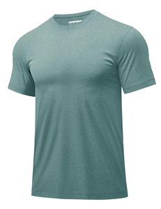 Custom Logo Men's Quick Dry Fit Sports T-Shirt Wholesale <b>Polyester</b> Breathable Moisture Wicking Round Neck Athletic Dryfit <b>Tshirt</b> - Product Image 5