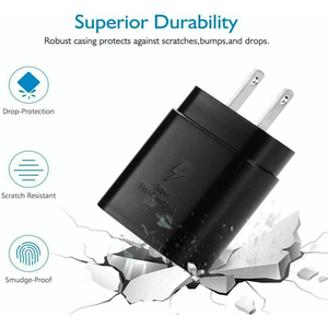 USB-C 25W Super veloce caricabatterie con 10FT cavo compatibile con per Samsung per Galaxy S23 S22 S21 S20 - Product Image 6