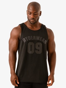 Camisetas sin Mangas para Hombre, al por Mayor, con Logotipo Personalizado, Cómodas, de Color Sólido, 100% Algodón, Transpirables - Product Image 2