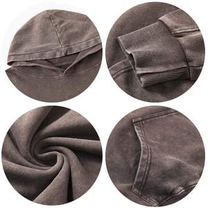 Sweat à capuche pour homme en coton 100% écologique, séchage rapide, respirant, matière douce, effet délavé, haute qualité, nouvelle arrivée. - Product Image 6