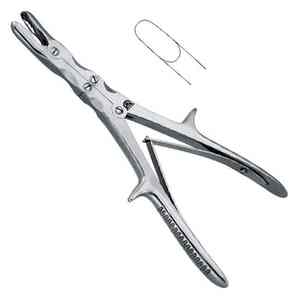 Rongeurs à os à double (simple) action, instruments orthopédiques manuels en acier inoxydable, instrument chirurgical certifié CE, ergonomique - Product Image 4