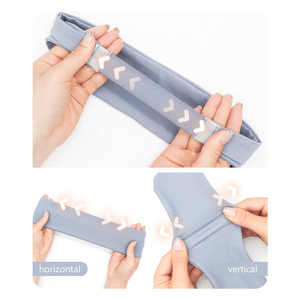 Solid Color Non-Slip <b>Sports</b> <b>Headband</b> Breathable Spandex Nylon Sweatband Women Yoga Gym Running Workout Thin Eco-Friendly 4.5cm - Product Image 3