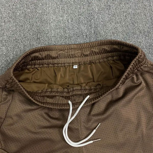 Custom Logo Summer Canvas Breathable Quick Dry Men High Street Style Digital Printing Solid Pattern Anti-Wrinkle Elastic Shorts - Product Image 5