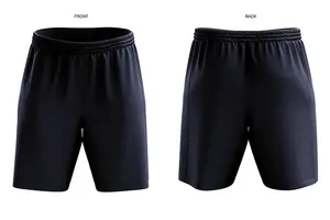 Pantalones Cortos Deportivos de Gimnasio para Hombre, de Algodón Orgánico y Spandex de Alto Gramaje, Transpirables, de Felpa, Estilo Bermuda, Color Liso, Casuales, Venta al por Mayor - Product Image 4