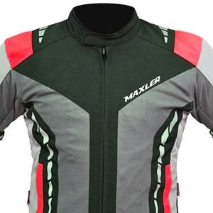 Veste de moto pour hommes en maille respirante Textile CE Arrmor Protection équipement de conduite léger avec col montant - Product Image 4