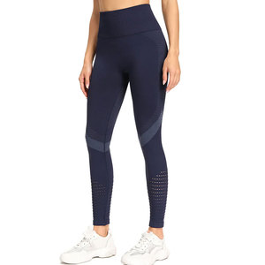Leggings de fitness pour femmes et adolescentes, taille mi-haute, impression par sublimation personnalisée, antibactériens, respirants, en polyester/coton - Product Image 4