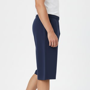 Nouveauté 2026 – Short de jogging décontracté pour homme en toile 100 % coton, écologique, séchage rapide, avec logo personnalisé imprimé en sérigraphie, couleur unie - Product Image 3