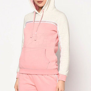High Manufacturer Private Label Winter Solid Casual Sweating Women Tracksuits Customized Your Own Design 100% Cotton <b>2</b>-<b>Piece</b> - Product Image 5