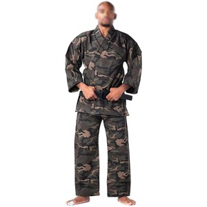 Kimono de BJJ Unisex con Camuflaje, Corte Regular, Poliéster/Algodón, Duradero, Ligero, Transpirable, de Secado Rápido, para Artes Marciales, Talla Adulto - Product Image 1