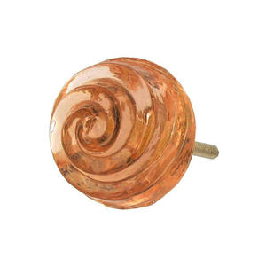 Bouton de meuble décoratif bohème en céramique à motif floral et pois, fait main, écologique, pour cuisine et mobilier de maison - Product Image 4