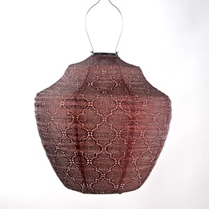 โคมไฟแดงทรงกลมลายจุดสีขาวสำหรับตกแต่งบ้าน - Product Image 5