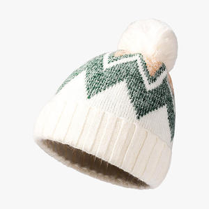 Gorros de Invierno para Hombre al por Mayor, de Alta Calidad, Acrílicos, Tejidos, Cálidos, Clásicos, para Clima Frío, con Diseño Jacquard - Product Image 3