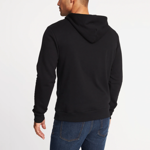 Customize Logo Cotton Thick Heavy Weight High Quality Oversize <b>Sweatshirts</b> Men's Solid Color Hoodies - Product Image 4